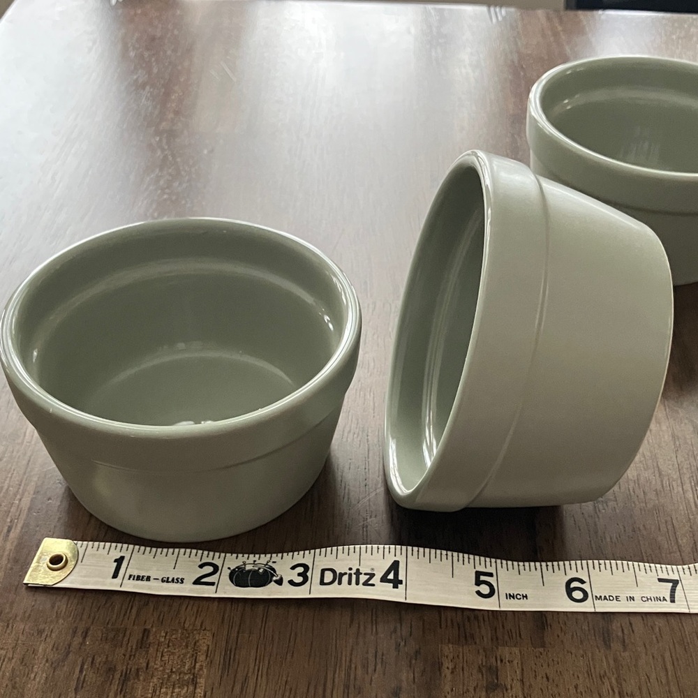 Bundle of 4 timing ramekins custard cups - Picture 3 of 5